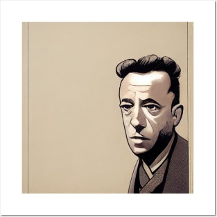 Albert Camus | Comics style Posters and Art